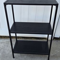 2 Metal/wood Bookshelves