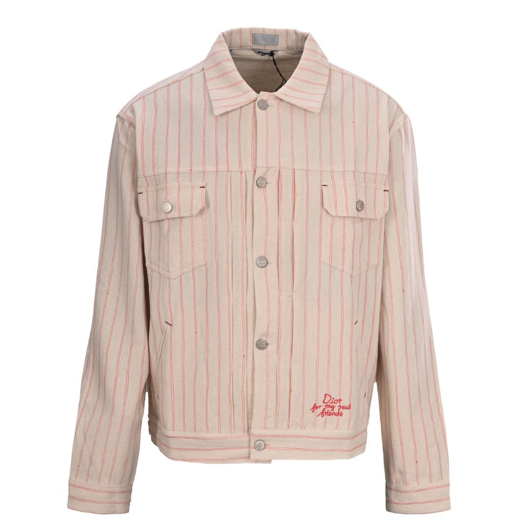 Dior Stripped Denim Jacket 