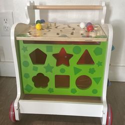 Walker/activity Cube /book Or Toy Storage