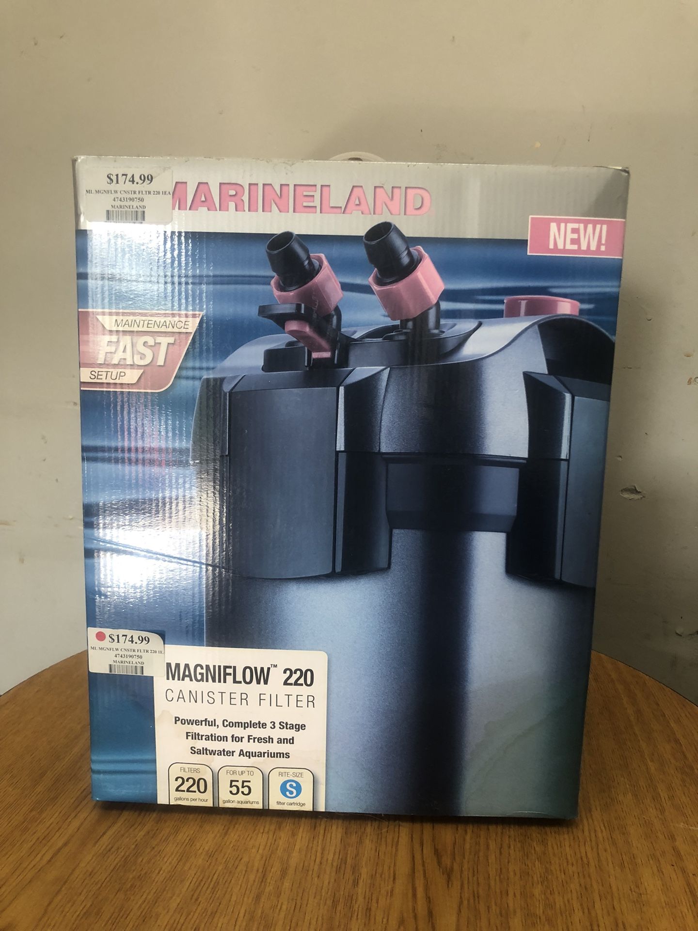 Merineland Magniflow  220 Aquarium Filter ( New )