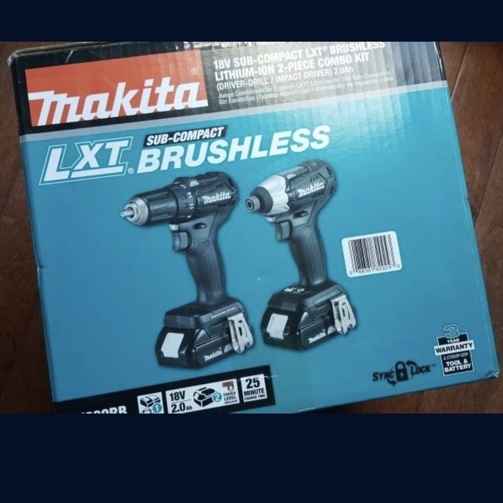 Brand New Makita LXT 18 V Brushless Power Tools Combo