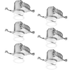 HALO 6 -Pack New construction Airtight IC 6-in LED Recessed Light Housing