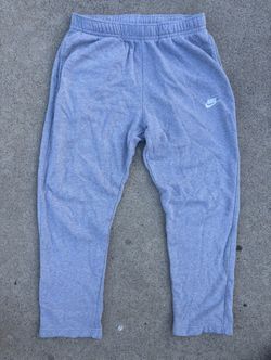 Nike Gray Fleece Sweatpants - Size L