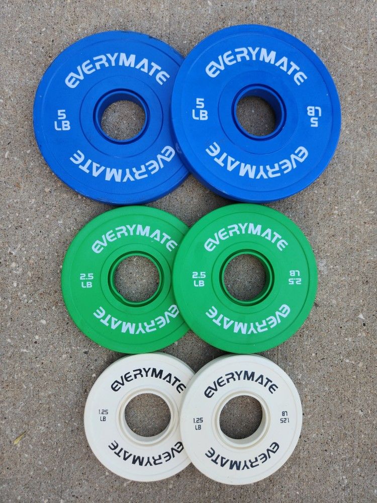 Everymate Rubber Olympic Change Plate Set