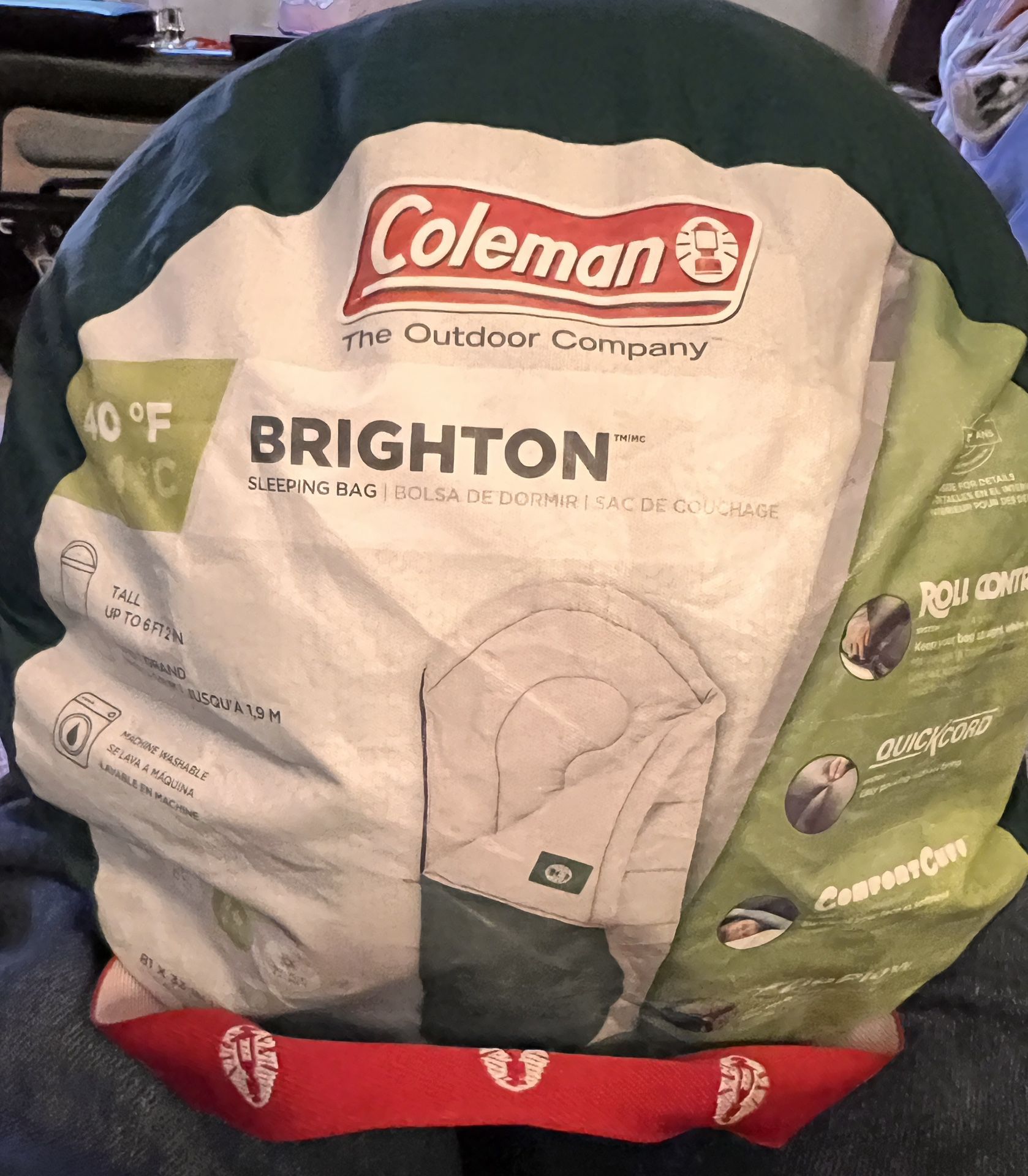 Coleman 40° Sleeping Bag - Very Good Condition