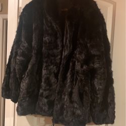 Unisex Sculptured Mink Jacket