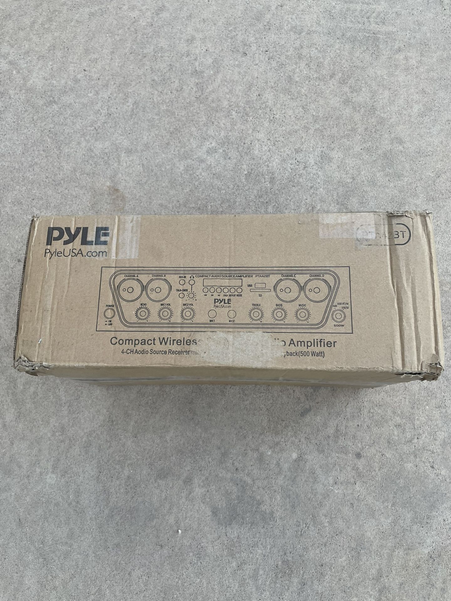 Pyle PTA42BT Wireless Karaoke Bluetooth Stereo Receiver