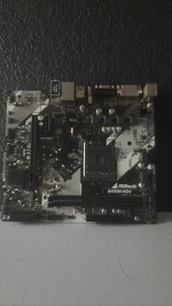 ASRock B450M-HDV Micro ATX Motherboard