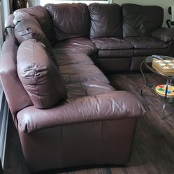 Arizona Leather Couch 
