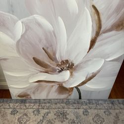 Large Floral Canvas