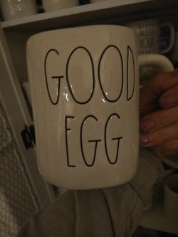 Rae Dunn Good Egg/ Bad Egg mug