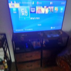 Ps4 With A Gaming Situp For With Table An TV 
