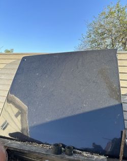 Gmc Sierra Truck Bed Cover Painted Dark Blue 
