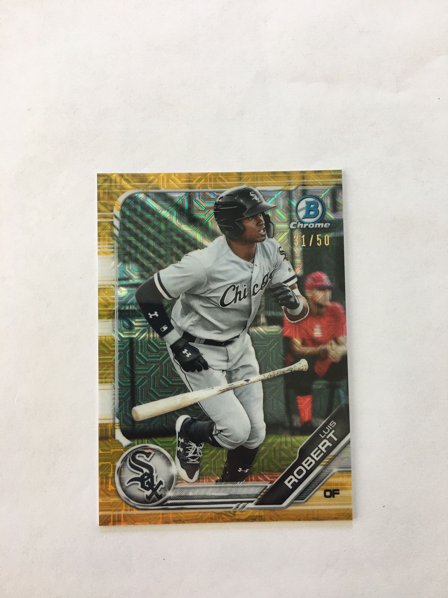 Luis Robert Bowman Chrome Gold Refractor