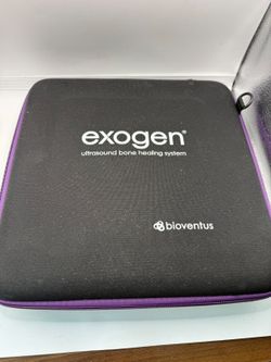 EXOGEN Bioventus Ultrasound Bone Healing System W/ Case FOR PARTS NOT WORKING