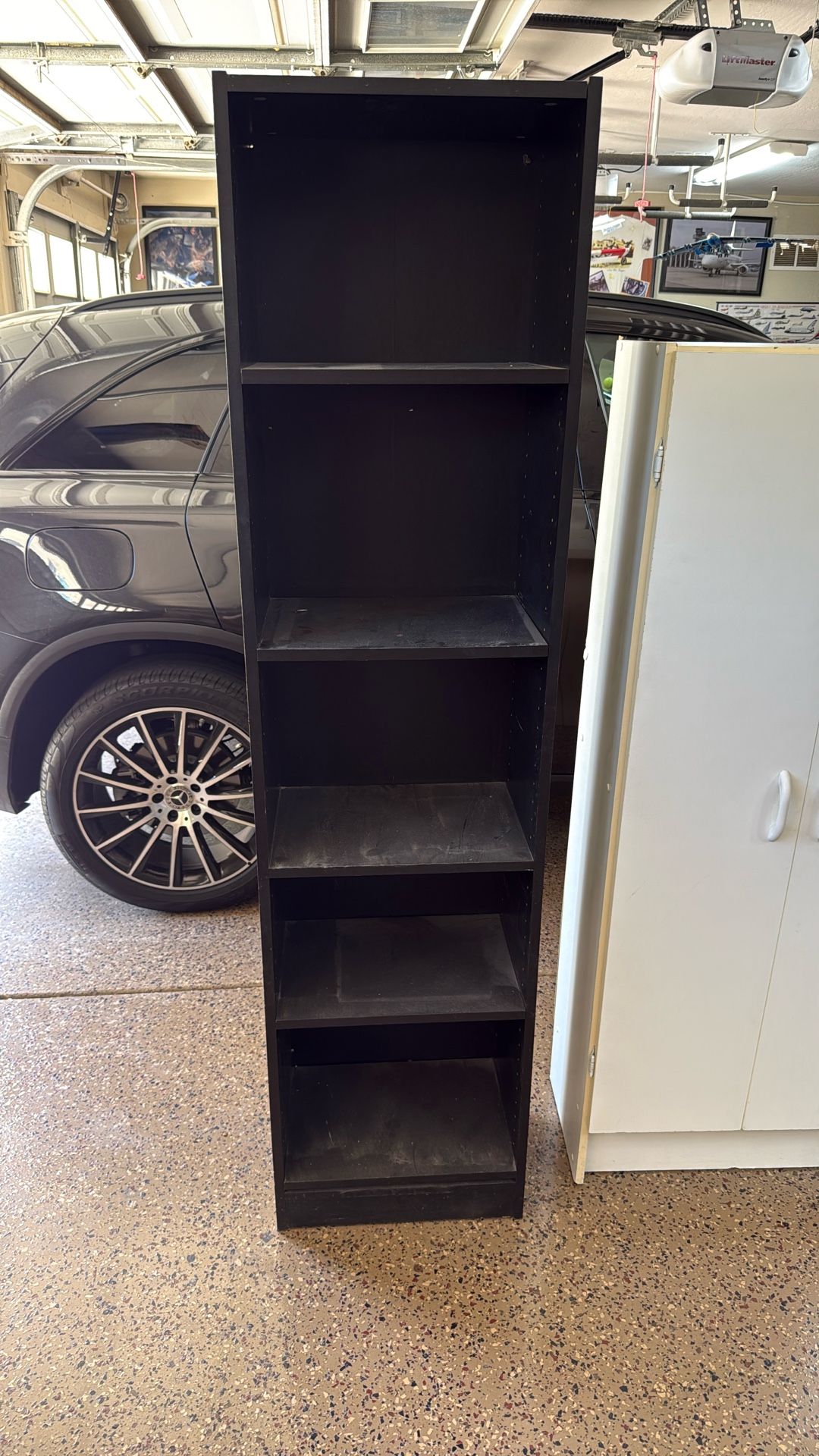 Cabinet and Black Shelf