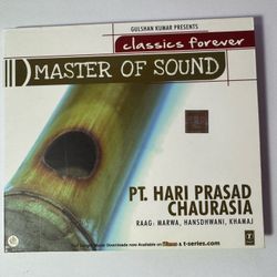 Master of Sound HARIPRASAD CHAURASIA RAAG MARWA KHAMAJ VG Digipak INDIA
