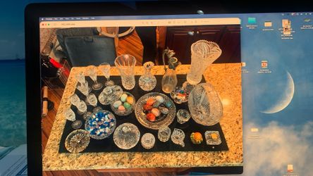 Solid Bohemian Crystal(vintage Italian Onyx Eggs)
