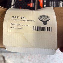 Sink Drain Stainless steel 3.5” 