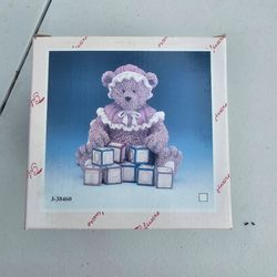 Vintage K's Collection Fancy Bears Resin Figurine (In Original Box)