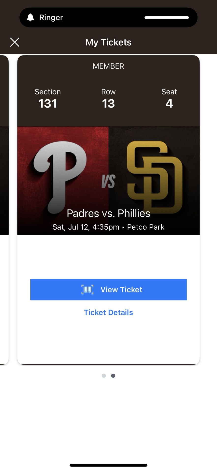 Padres Vs Phillies 7/12/25