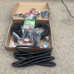 New Drip Irrigation Kit For garden, Greenhouse, Pots, Plants, Patio, Trees. 
