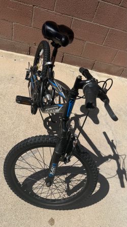 20" Boys Shocker Mountain Bike Kids Black 20-Inch 7-Speed Bicycle
