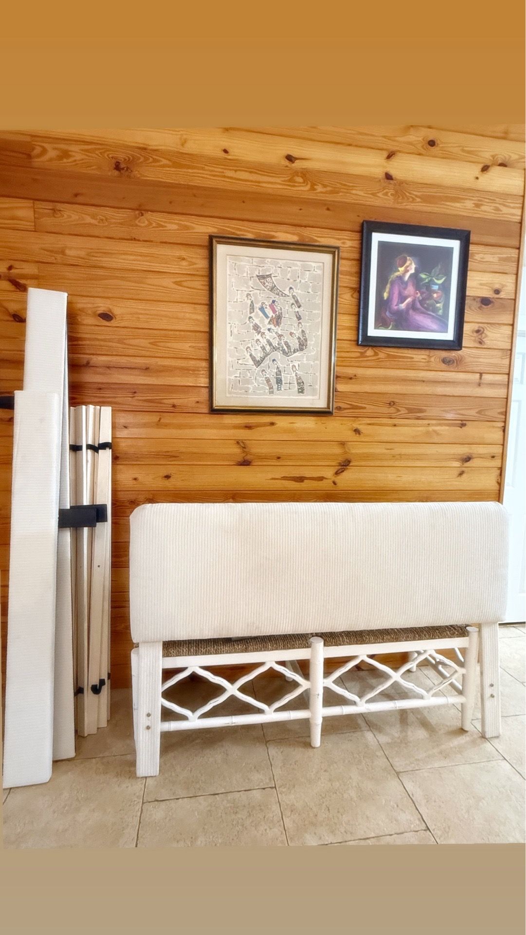 West Elm Queen size bed frame