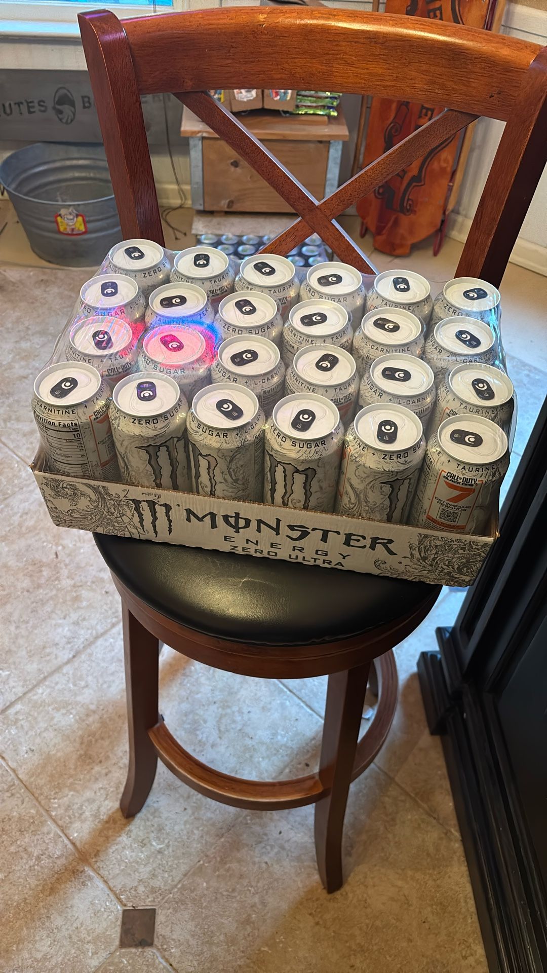 Monster Energy Zero Ultra Full Case 24/16 oz Cans No Tax!