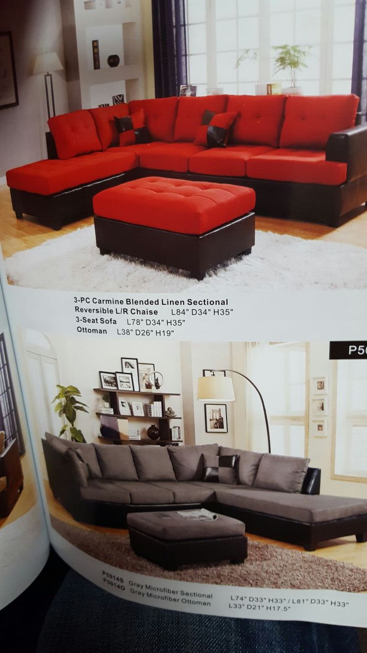 sectional with ottoman