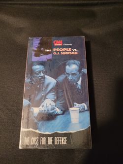 The People Vs O.j. Simpson VHS