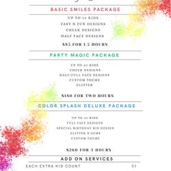 Face Painting For Parties 