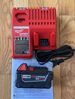 *NEW* Milwaukee M18 18-volt XC 5.0Ah battery and M18/M12 Charger