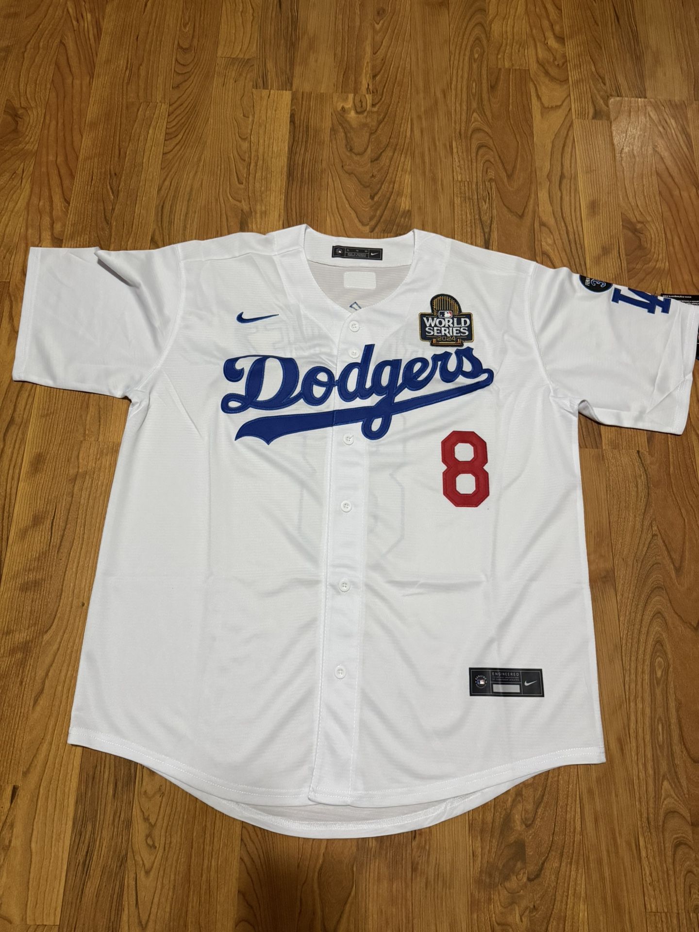 World Series Los Angeles Dodgers Stitched White Kike Hernandez Jerseys