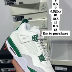 Air Jordan 4 Sb Pine Green