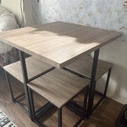 Dining Table With Gently Used Chair 