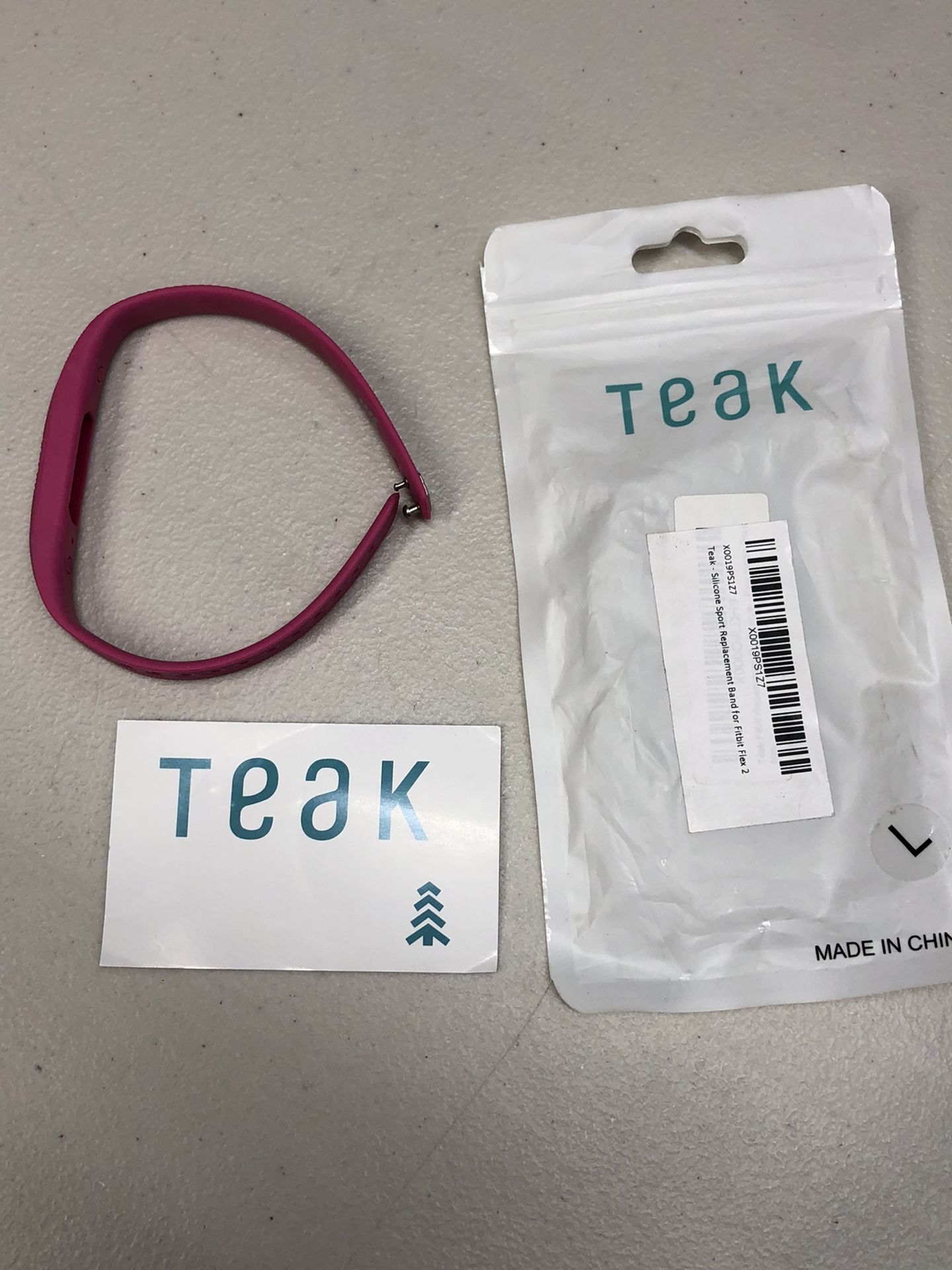 Teak Silicone Sport Replacement Band For Fitbit Flex 2