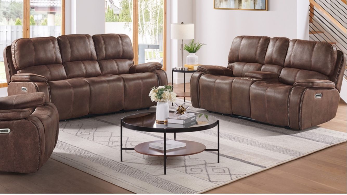Heritage Power Reclining Sofa And Loveseat
