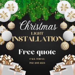 🎄✨ Christmas Light Installation Service ✨🎄