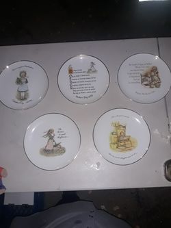 Holly Hobbie collector plates porcelain