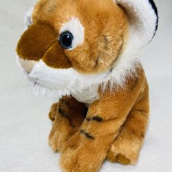 10” Wild Republic Tiger Plush Realistic Wildlife Plush