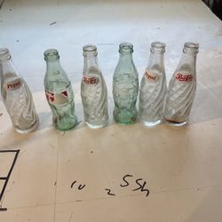 Old PepsiCo’s And Coca-Cola Bottles 