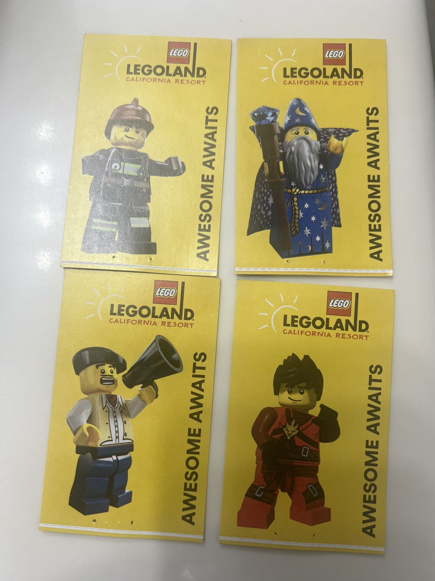 4 Legoland Tickets 