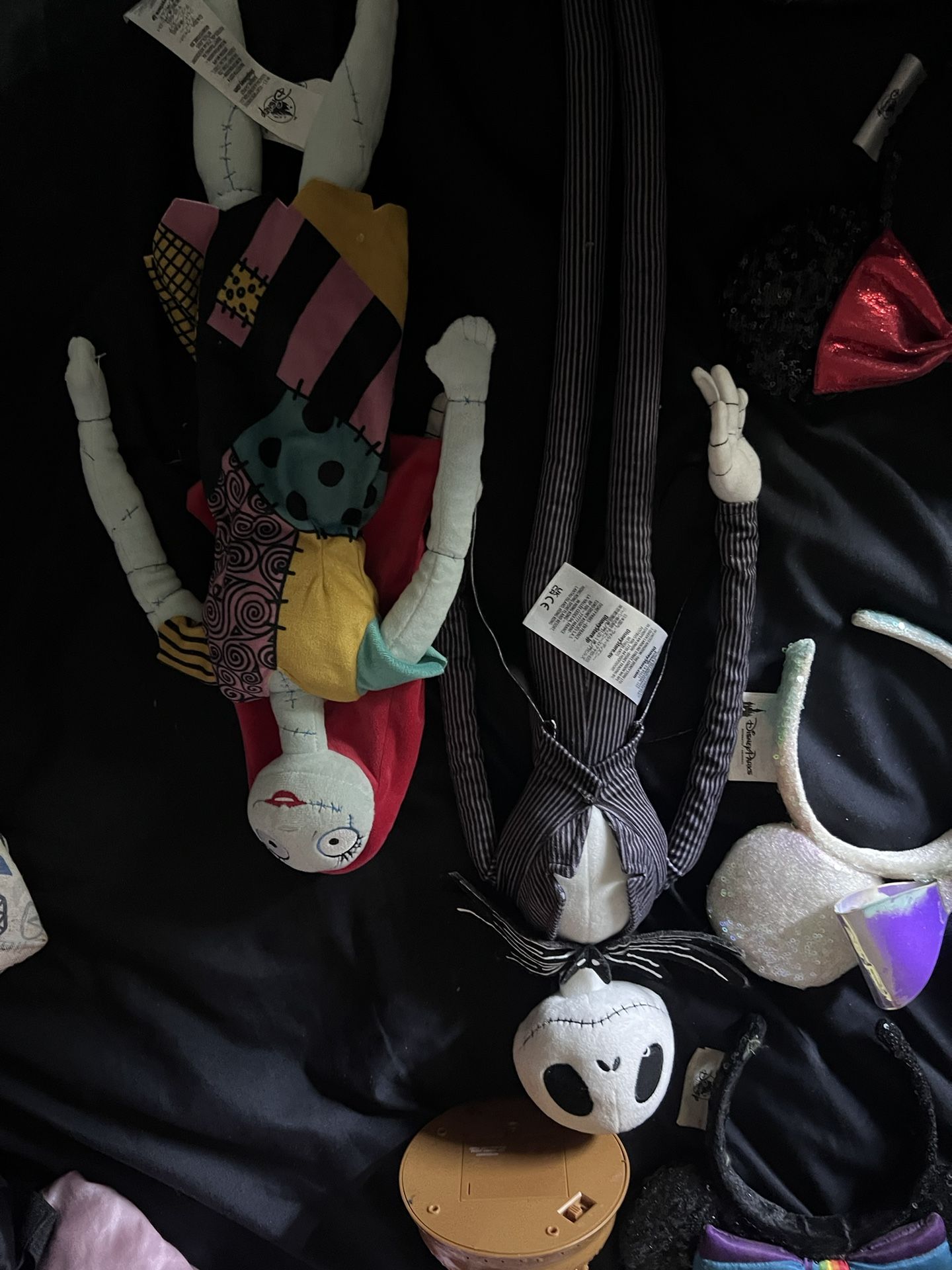 Jack and sally plushies real from disney