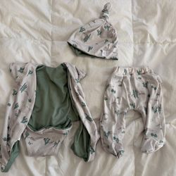 Mama Coco Reversible Baby Onesie Outfit Bundle