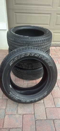 4 Bridgestone Alenza Dueler H/L Tires 275/55R20 – 9,000 Miles