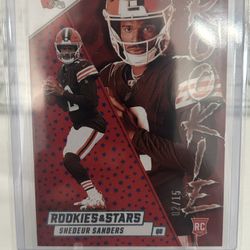 2025 Rookies And Stars Football Shedeur Sanders RC #21 Rookie Cleveland Browns  /15
