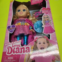 Love Diana Doll that transforms from Princess to Heroine