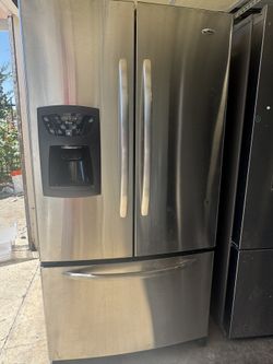 Amana Bottom Freezer Drench Doors Refrigerator Stainless Steel Steel Energy Star