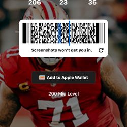 49 Ticket Vs Seahawks